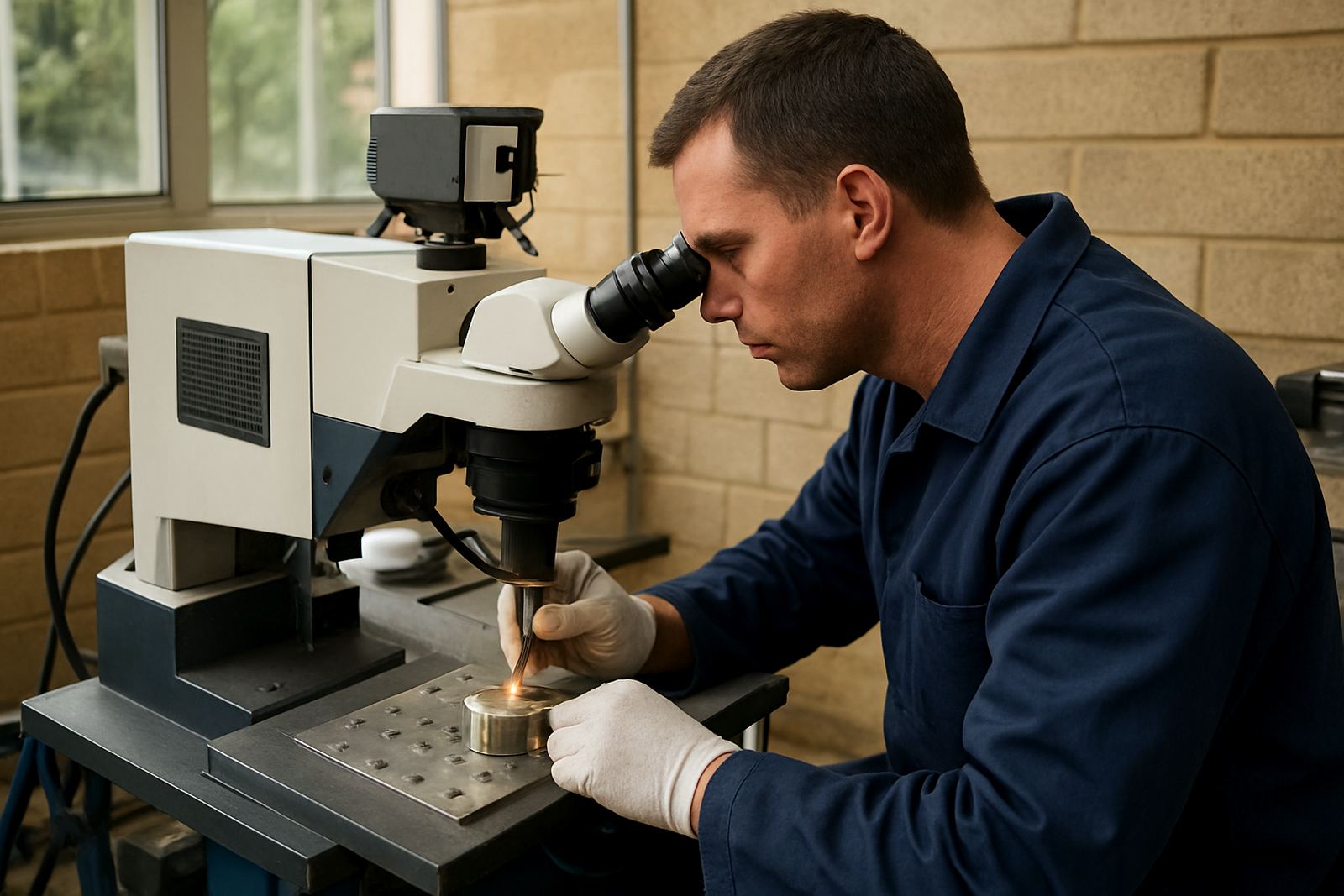 Microscope Welding Cell